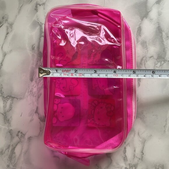 Sanrio Hello Kitty and friends - clear hot pink pouch - Picture 8 of 8